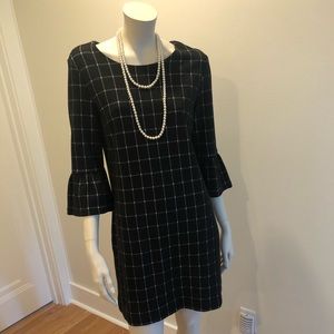 Banana Republic Dress Black Plaid 6